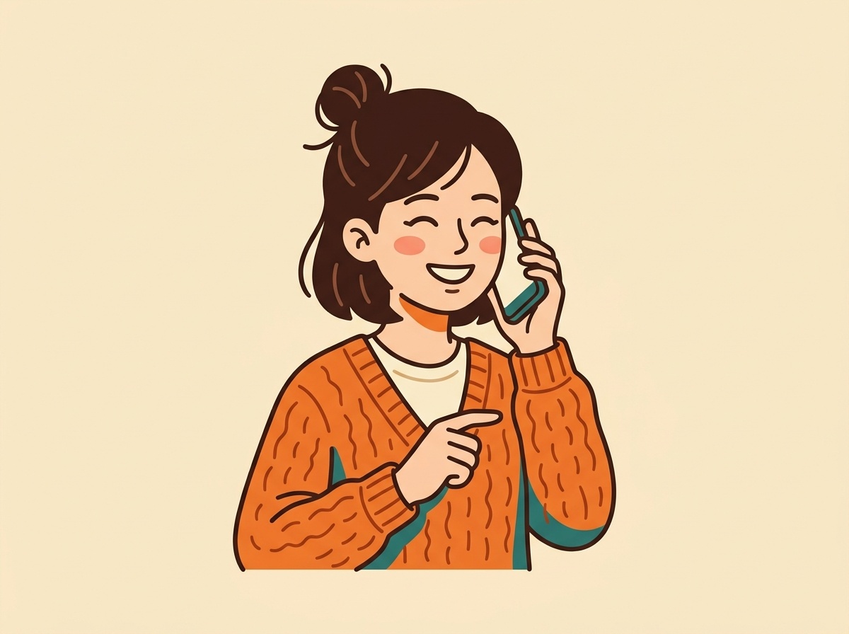 お電話でご相談のイラスト